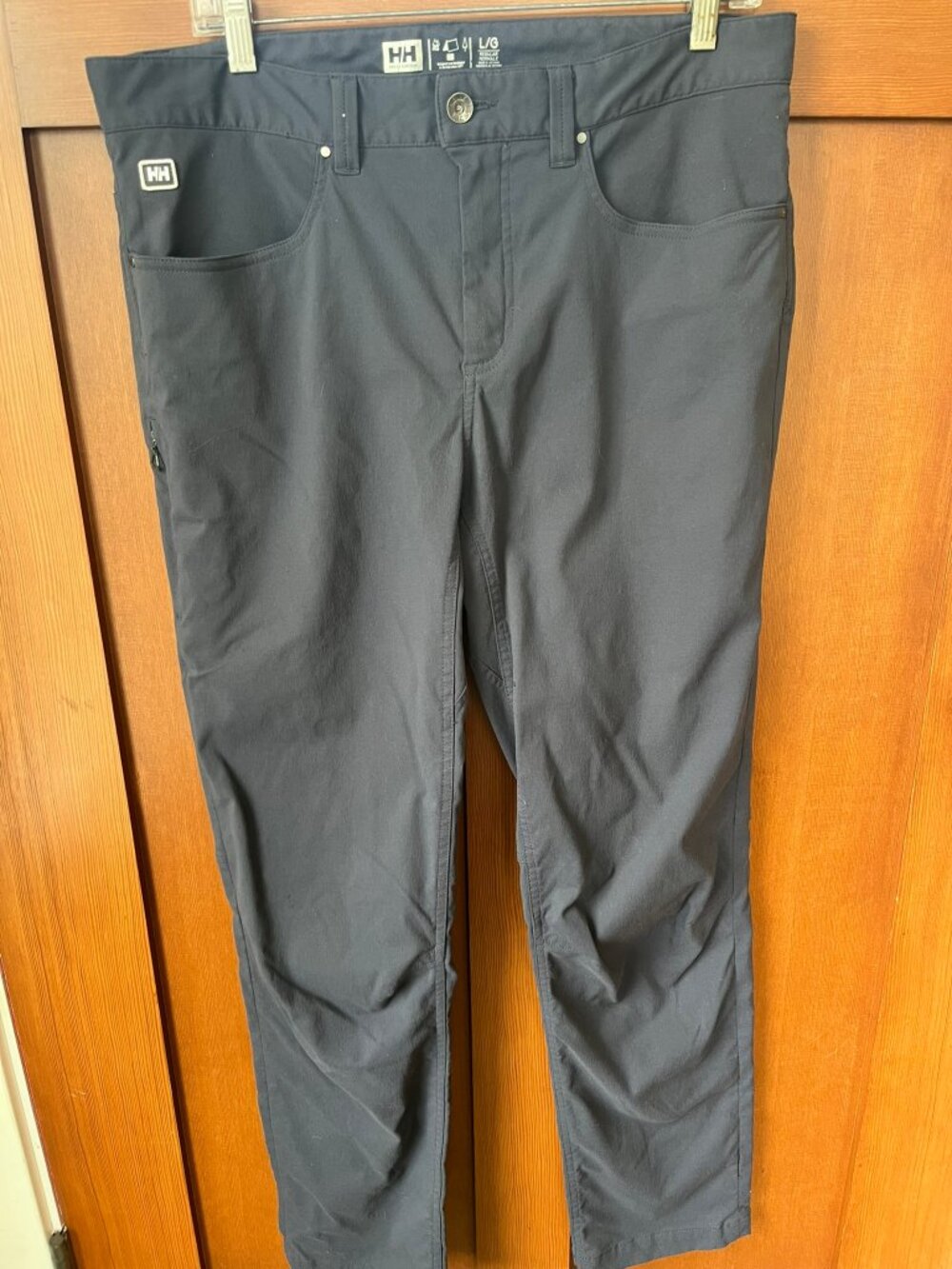 Helly Hansen Mens Hiking Chino Pants Gray Gorpcore Outdoor Hiking Travel Large